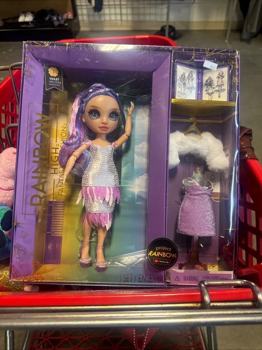 Rainbow High Project Rainbow Violet Willow‎ Purple Fashion Doll Set NIB